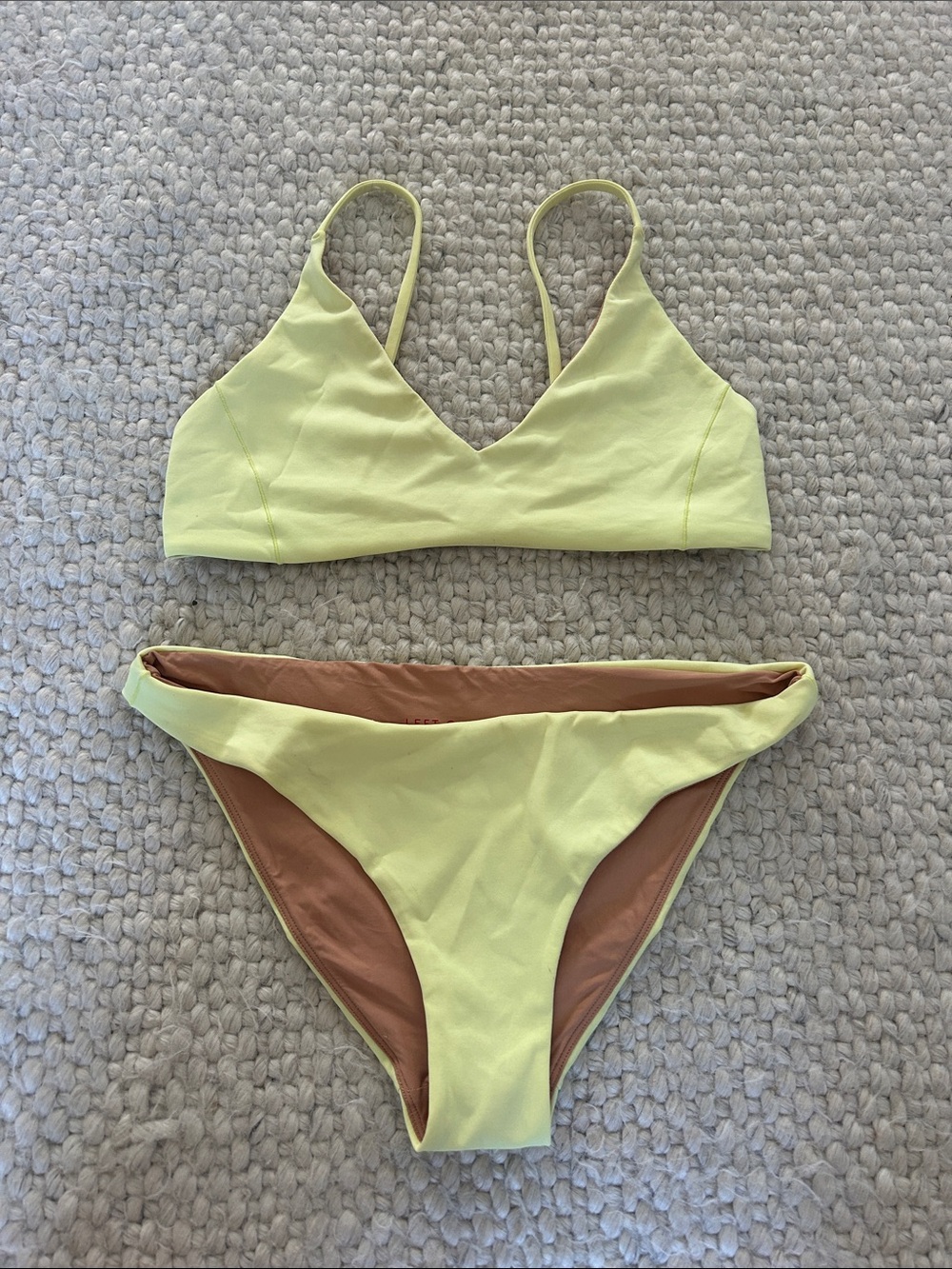 Left on Friday yellow bikini small